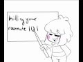 Undertale- Killing your roommate 101