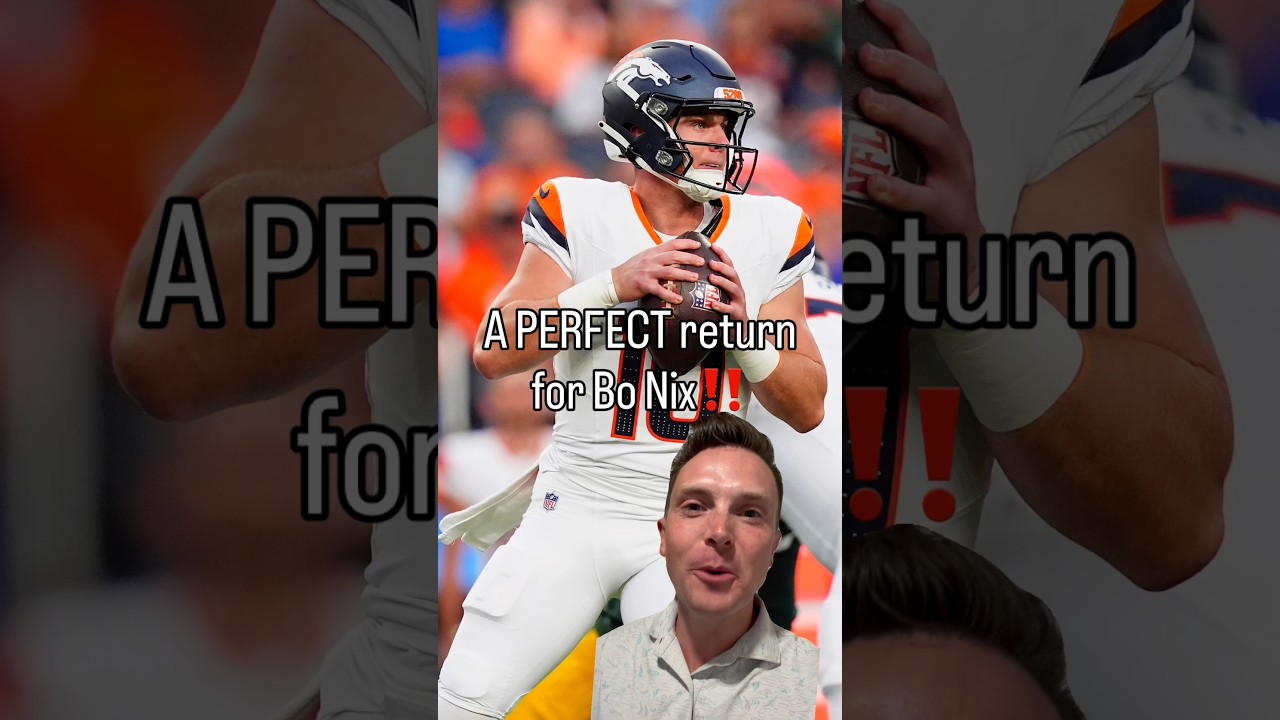 Bo Nix’s PERFECT Return to the Field 🔥