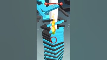 😈STACK BALL LEVEL 998 SHORT BY RDX RG GAMER YT #stackball #shorts #trending #viral #gaming