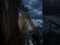 Exploring an Abandoned Ship in Sea Storm