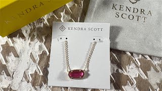 Kendra Scott Elisa Pendant Necklace - Gold Azalea Illusion