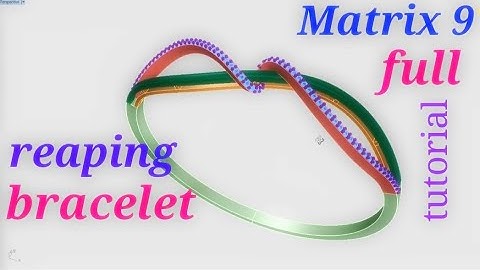 Matrix 9 project how to make a ripping bracelet #Amarjibonchanannagar #amarcad