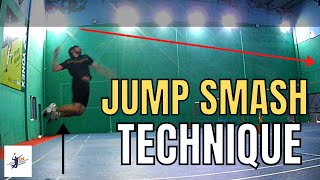 How To Play Jump Smash In Badminton | Jump Smash Technique