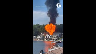Fireball erupts from massive propane explosion at Pennsylvania home
