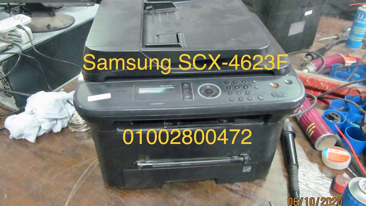 تنضيف ملفات برنتر وتصوير سامسونج ٤٦٢٣ Samsung SCX-4623F Solenoid Clean