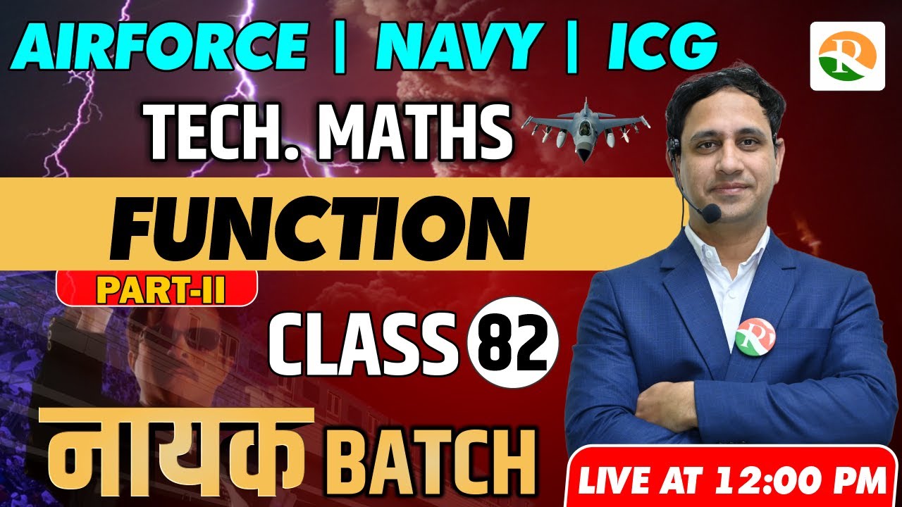 Function -2 for Airforce | Airforce Maths classes 2023 | Airforce Maths ...