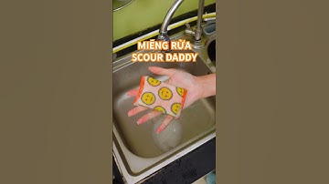 Nếu bỡ ngỡ với miếng rửa chén hơn 100K thì mua miếng này xài thử trước cũng ok #letnhancheck #review