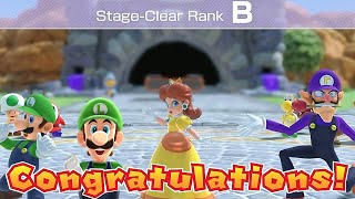 Mario Party Superstars Trio Challenge Luigi Daisy and Waluigi Rank B