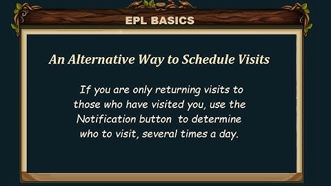 Elvenar Basics - An Alternative Way to Schedule Visits