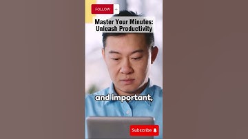 Master Your Minutes: Unleash Productivity