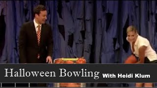 Halloween Bowling with Heidi Klum