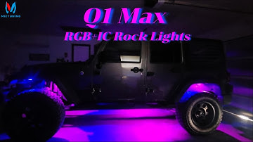 WOW Effect! MICTUNING Q1 MAX RGB+IC Rock Lights | Customer Demo + Product Intro
