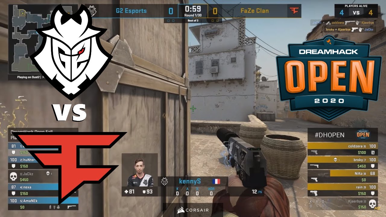 G2 vs FaZe - Dreamhack Open 2020 - highlights - CS:GO