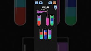 Water Color Sort Level 86 87 88 89 90 WalkThrough Solution Gameplay