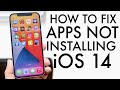 How To Fix iPhone Not Installing Apps! (iOS 14)