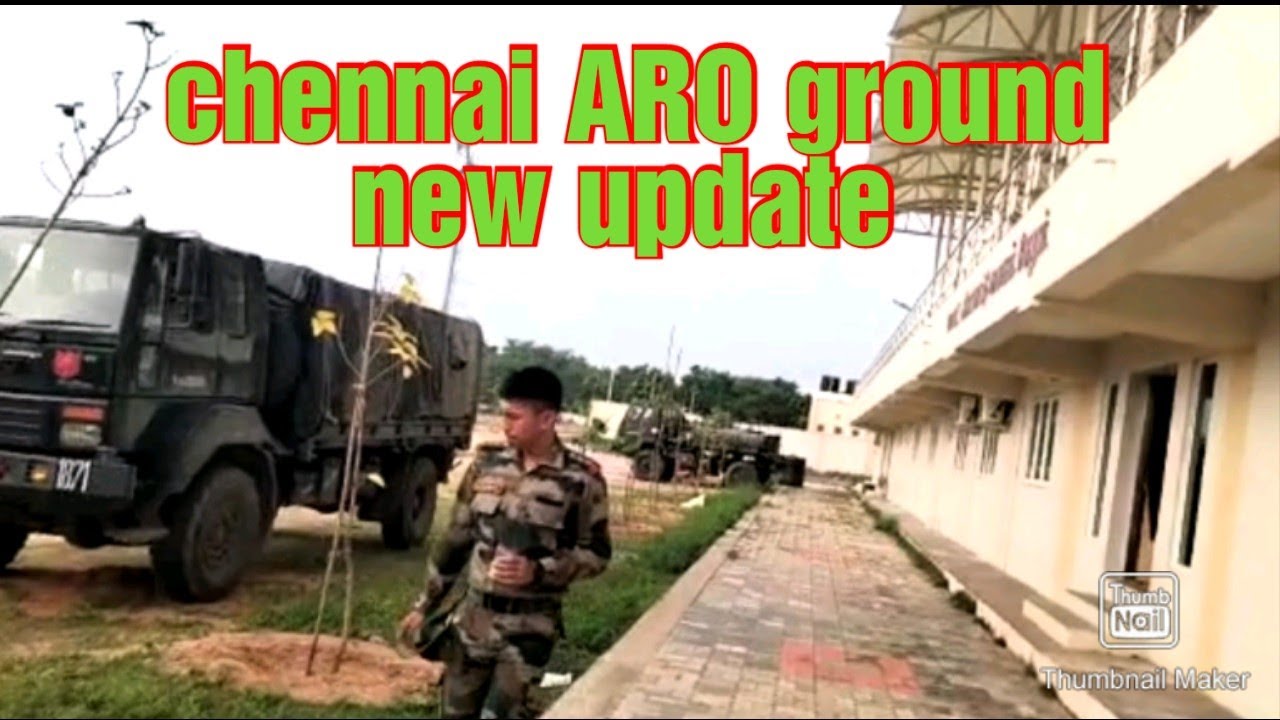 chennai ARO ground full view/army start to make ready for agniveer selection