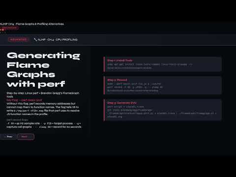 Node.js High Performance - Ch04: Flame Graphs & Profiling