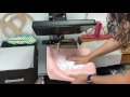 How to Press HTV to an Artificial Leather Tote Bag