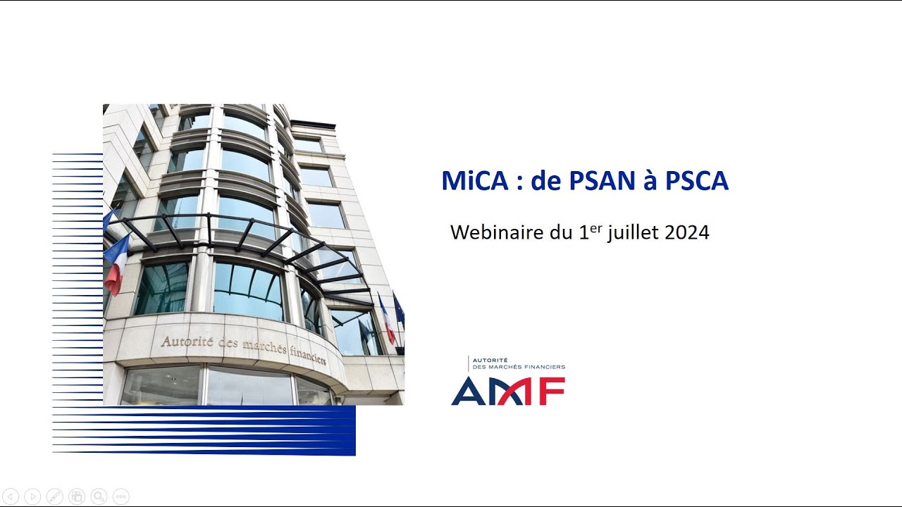 Le règlement européen Markets in Crypto-Assets (MiCA) | AMF