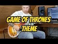 Game of thrones theme  electric guitar cover by mike markwitz