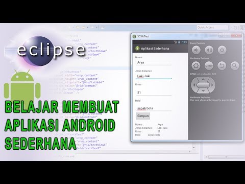 Video: Bagaimana cara menulis program di Eclipse?