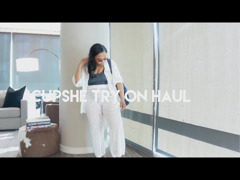 CUPSHE TRY ON HAUL| SWIMSUITS + COVER UPS + DRESSES & ACCESSORIES