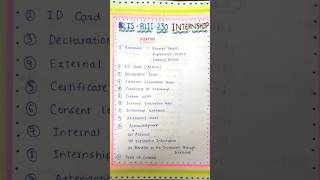 BLIS - BLII230 Internship Guidelines Format Ignou. #libraryscience #shorts