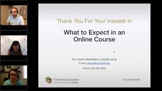 What to Expect in an Online Class