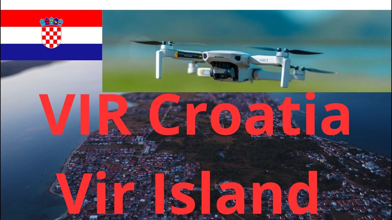 Hidden Beach Town You Need To See! ISLAND VIR, CROATIA DRONE FULL HD IN SUNRISE,