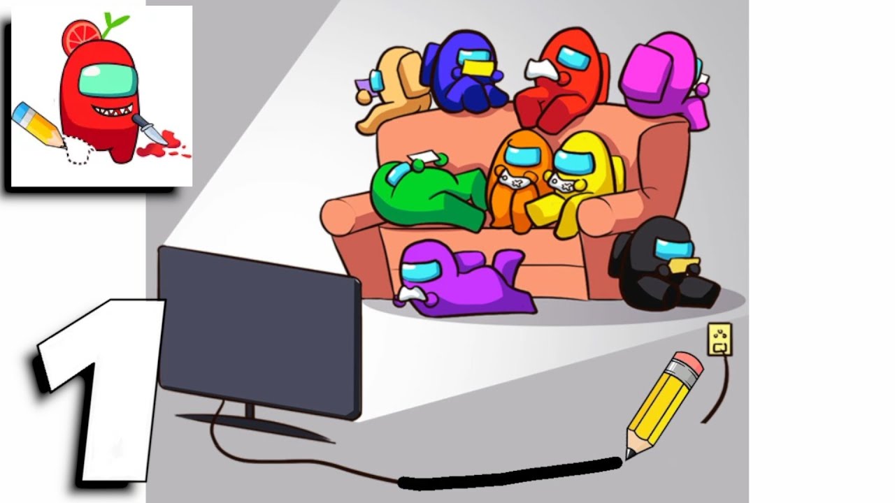 Draw One Part - Impostor Puzzle Brain Game - Gameplay Part 1 Levels 1-50 (Android, iOS) All Levels