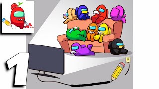 Draw One Part - Impostor Puzzle Brain Game - Gameplay Part 1 Levels 1-50 (Android, iOS) All Levels screenshot 5