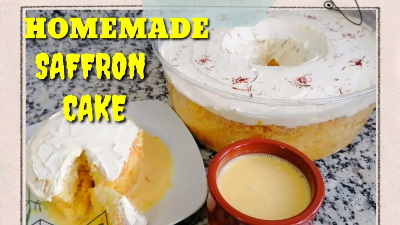 Homemade Saffron Cake Recipe //Step by Step//All About Mimi