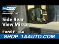 How To Replace Side Rear View Mirror 2004-08 Ford F-150