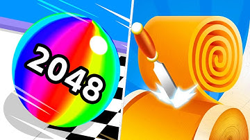 Satisfying Mobile Games 2023 - Ball Run 2048, Spiral Roll, Juice Run,A-Z Run, Blob Runner ...