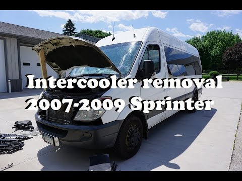 2007-2009 Sprinter Intercooler removal/ boost leak test