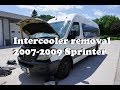 2007-2009 Sprinter Intercooler removal/ boost leak test