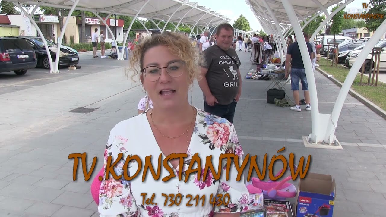 Konstantynów Łódzki . Pchli targ 3 07 22