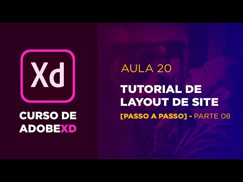 Curso de Adobe XD - Tutorial de site - parte 08 [Aula 20]