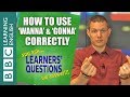 Learners Questions: Wanna, gonna, gotta