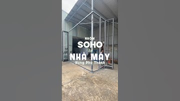 Test cửa xếp trượt slim cao 4m, mở góc vuông tại Aludoor HPT. #sohofolding #nhadep #antamcuatot