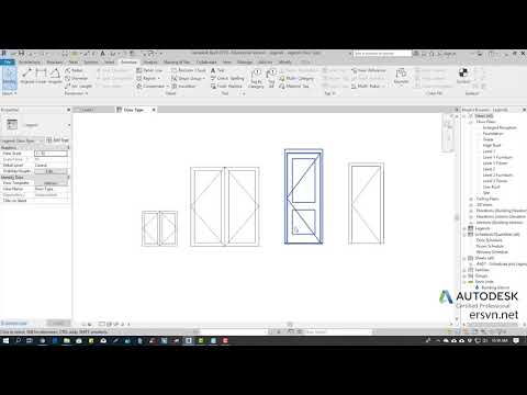 Hướng dẫn sử dụng Revit Architecture 2019 | Bài 81: Legend View