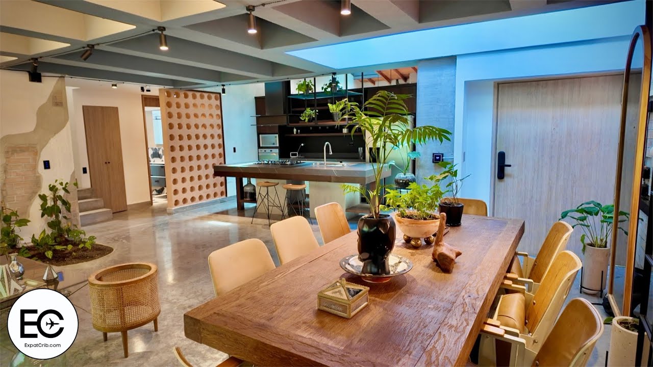 Stylish Medellin Modern Top Floor Duplex Apartment in San Lucas | Furniture Included
