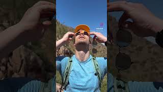 Where were you for the solar eclipse? We were in Arizona hiking Camelback Mountain! #eclipse