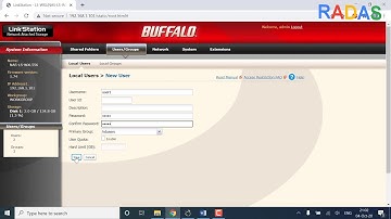 9. How to Add a User into NAS Buffalo LS-WXL