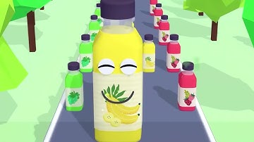 Juice Run Games All Levels Gameplay Android IOS, Walkthrough Mobile Bottle Run