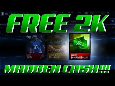 HOW TO GET FREE MADDEN CASH!!! IN MADDEN MOBILE 18