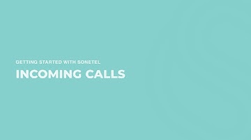 Configure your personal incoming calls settings in Sonetel