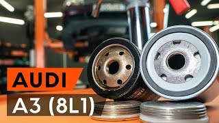 Cómo cambiar Filtro de aceite para motor AUDI A3 (8L1) - vídeo guía