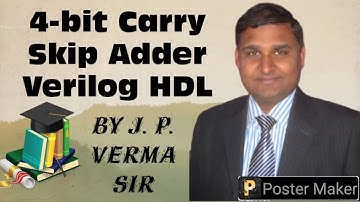 Lecture-16 Carry Skip Adder Verilog HDL