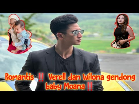 Romantis ‼️ Verrel dan Wilona gantian gendong bayi Moana saat di lokasi syuting ‼️